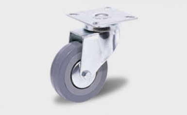 Колесо поворотное серая резина SCg 100 RX -  магазин крепежа «ТАТМЕТИЗ»