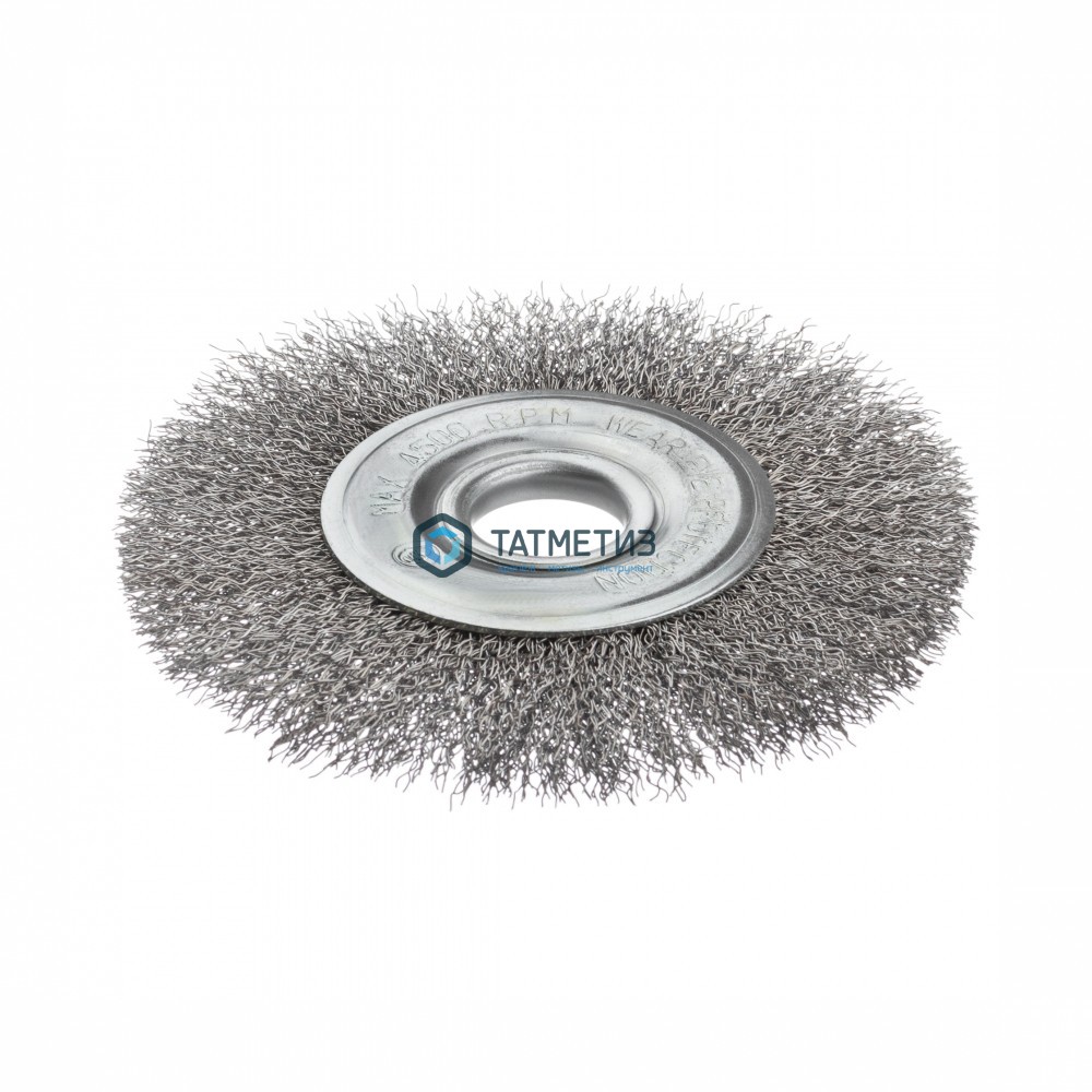 Щетка для УШМ дисковая 125 мм, кордовая, сталь № 74 ПрофОснастка -  магазин «ТАТМЕТИЗ»