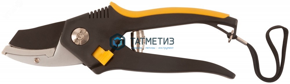 Секатор, 200 мм, "Люкс" тефлон.покрытие лезвий, прорез.ручки, FIT -  магазин крепежа «ТАТМЕТИЗ»