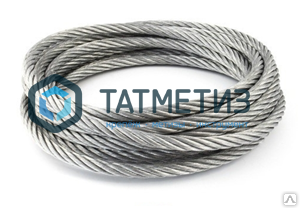 Трос стальной оц. 1 мм DIN 3055 (200 м/бух) Трос стальной оц. 1 мм DIN 3055 (200 м/бух)