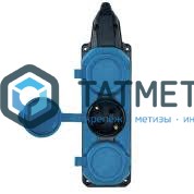 Колодка удлинителя 3-м с/з каучук СИНЯЯ 16А IP44 TOKOV ELECTRIC -  магазин «ТАТМЕТИЗ»