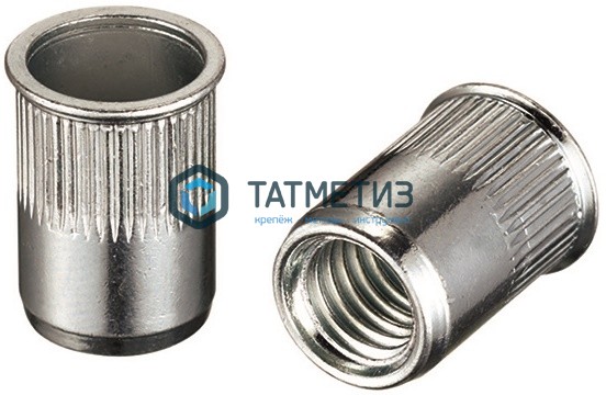 Заклепка резьбовая плоский уменьшенный фланец М 4 (1000 шт/уп) КL Заклепка резьбовая плоский уменьшенный фланец М 4 (1000 шт/уп) КL