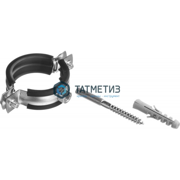 Хомут 99-108мм (3 1/2") сантехнический с гайкой М8 (100 шт/уп) S Хомут 99-108мм (3 1/2") сантехнический с гайкой М8 (100 шт/уп) S