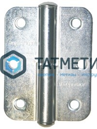 Петля накладная ПН1- 70 левая, полимер. покр. | «ТАТМЕТИЗ» Петля накладная ПН1- 70 левая, полимер. покр. - магазин крепежа «ТАТМЕТИЗ»