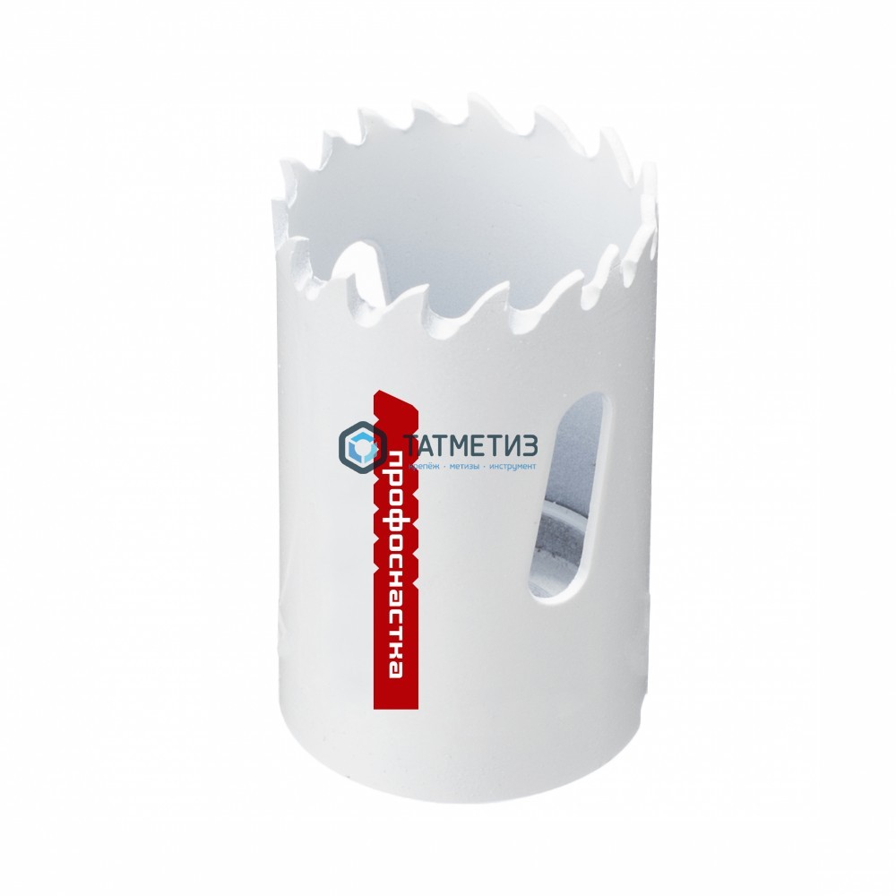 Коронка по металлу   18мм, биметал., до 38мм, мелкий зуб 10 TPI №305 HSSE M42 Co8% ПрофОснастка -  магазин «ТАТМЕТИЗ»