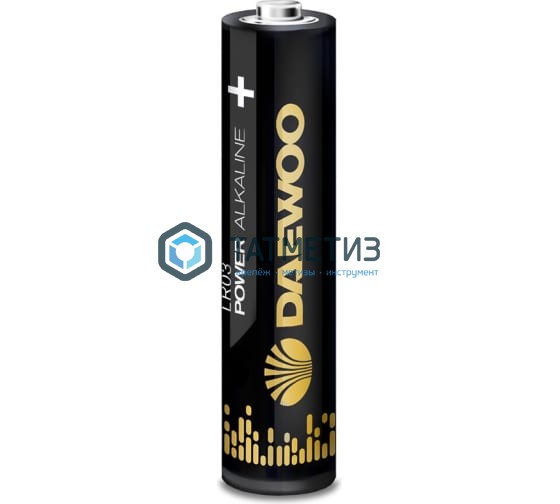 Батарейка алкалиновая тип AAA / LR03 1.5В POWER Pack-12 (уп.12шт) DAEWOO Батарейка алкалиновая тип AAA / LR03 1.5В POWER Pack-12 (уп.12шт) DAEWOO