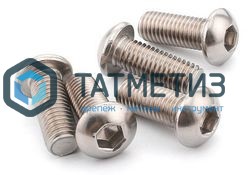Винт DIN 7380 оц. М 6х16 с полукруглой головкой и внутр. шестигранником | «ТАТМЕТИЗ» Винт DIN 7380 оц. М 6х16 с полукруглой головкой и внутр. шестигранником - магазин крепежа «ТАТМЕТИЗ»