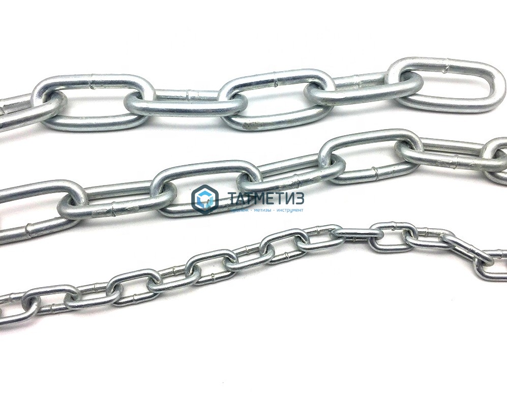 Цепь DIN 763 дл.зв. оц. 8 (15 м/бух) NW Цепь DIN 763 дл.зв. оц. 8 (15 м/бух) NW