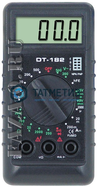 Мультиметр портативный М-182 (DT-182) PROconnect -  магазин «ТАТМЕТИЗ»