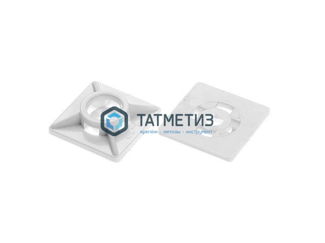 Площадка д/хом 19*19 белая (1000 шт/уп)* -  магазин крепежа «ТАТМЕТИЗ»