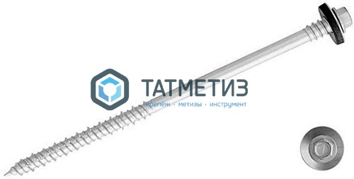 Саморез для сэндвич-панелей по дереву и бетону острые 6,4х140  (750 шт/уп) D -  магазин крепежа «ТАТМЕТИЗ»