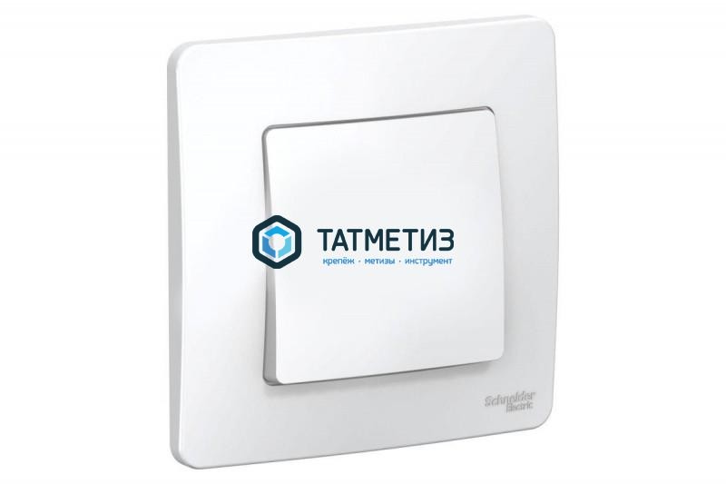 Выключатель 1-кл. ОП BLANCA, 10A IP 20, 250B, белый, с изол. пластиной Выключатель 1-кл. ОП BLANCA, 10A IP 20, 250B, белый, с изол. пластиной