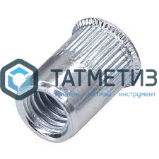Заклепка резьбовая плоский уменьшенный фланец М10 L=19,5 (0,5-3,0) мм d=13 NX -  магазин крепежа «ТАТМЕТИЗ»