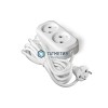 Удлинитель 2х2м б/з, 10А, IP20, ПВС 2х0,75 UNIVersal E202 | «ТАТМЕТИЗ» Удлинитель 2х2м б/з, 10А, IP20, ПВС 2х0,75 UNIVersal E202 - магазин крепежа «ТАТМЕТИЗ»