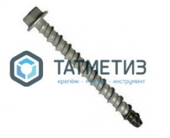 Анкер-шуруп MUAF  8х 60 унив. HEX термодифф.цинк. (100 шт/уп) -  магазин крепежа «ТАТМЕТИЗ»