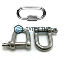 Скоба такелажная прямая 14  (10 шт/уп) ТК -  магазин крепежа «ТАТМЕТИЗ»