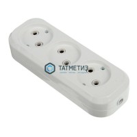 Колодка удлинителя 3-м б/з АВС-пл. UNIVersal E203 -  магазин крепежа «ТАТМЕТИЗ»