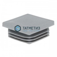 Заглушка для труб квадратная,100 х 100 мм (130 шт/уп) СЕРАЯ -  магазин крепежа «ТАТМЕТИЗ»