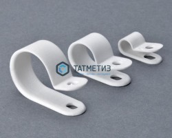 Серьга д/кабеля D 5 БЕЛАЯ  (1000 шт/уп) -  магазин крепежа «ТАТМЕТИЗ»