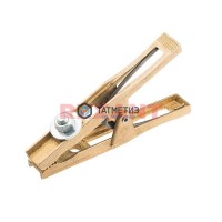 Зажим крокодил 200 А 140 мм для сварки (латунь) САТУРН Профи РОССИЯ -  магазин крепежа «ТАТМЕТИЗ»