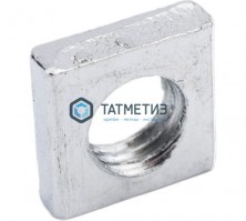 Гайка квадратная низкая DIN 562, оц М12  ( 150 шт/уп) ТК -  магазин крепежа «ТАТМЕТИЗ»