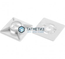 Площадка д/хом 27*27 белая (500 шт/уп.) -  магазин крепежа «ТАТМЕТИЗ»