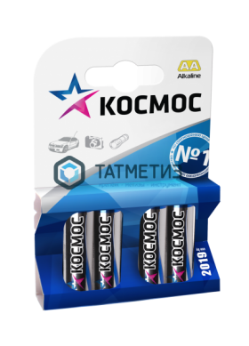 Батарейка алкалиновая тип ААА  КОСМОС -  магазин крепежа «ТАТМЕТИЗ»