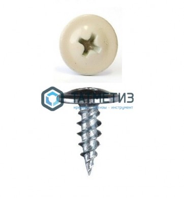 Саморез п/ш остр. 4,2x16 RAL 1015 (1000 шт/уп) | «ТАТМЕТИЗ» Саморез п/ш остр. 4,2x16 RAL 1015 (1000 шт/уп) - магазин крепежа «ТАТМЕТИЗ»