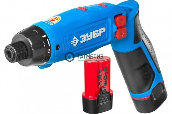 Отвертка-трансформер аккумуляторная, 7.2 В,  Li-Ion PRO, 2АКБ, ЗУБР Профессионал -  магазин крепежа «ТАТМЕТИЗ»