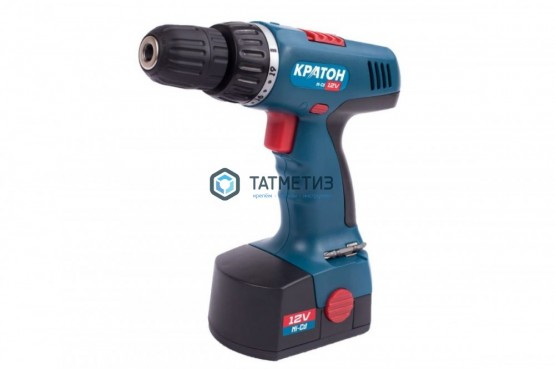 Дрель-шуруповерт аккумуляторная Кратон CD-12-K -  магазин крепежа «ТАТМЕТИЗ»