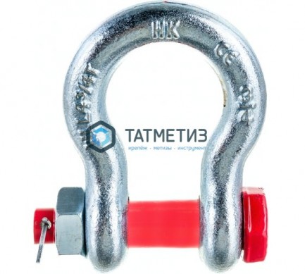 Скоба такелажная г/п омегообразная с болтом и гайкой 25мм (7/8") 6,5 т G-2130 | «ТАТМЕТИЗ» Скоба такелажная г/п омегообразная с болтом и гайкой 25мм (7/8") 6,5 т G-2130 - магазин крепежа «ТАТМЕТИЗ»
