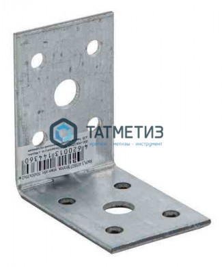 Крепежный усиленный уголок KUU 50x50x35 (50 шт/уп) | «ТАТМЕТИЗ» Крепежный усиленный уголок KUU 50x50x35 (50 шт/уп) - магазин крепежа «ТАТМЕТИЗ»
