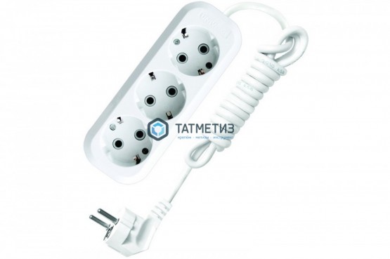 Удлинитель 3х3м с/з, 16А, IP20, ПВС 3х1,0 UNIVersal E303 | «ТАТМЕТИЗ» Удлинитель 3х3м с/з, 16А, IP20, ПВС 3х1,0 UNIVersal E303 - магазин крепежа «ТАТМЕТИЗ»
