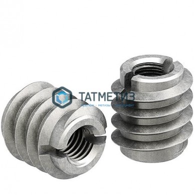 Втулка круглая со сквозной внутренней резьбой АРТ 9070 А2 M 8X30 d=11 -  магазин крепежа «ТАТМЕТИЗ»