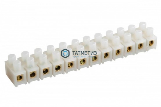 Клеммн. колодка 1.0-2.5мм.кв. ЗВИ-3 12пар | «ТАТМЕТИЗ» Клеммн. колодка 1.0-2.5мм.кв. ЗВИ-3 12пар - магазин крепежа «ТАТМЕТИЗ»
