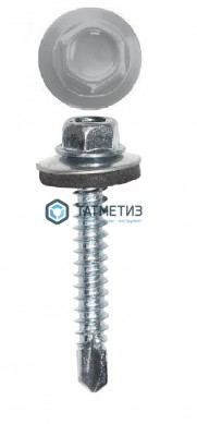 Саморез окраш.кров. 4,8х35 /7004/ (200 шт/уп) D | «ТАТМЕТИЗ» Саморез окраш.кров. 4,8х35 /7004/ (200 шт/уп) D - магазин крепежа «ТАТМЕТИЗ»