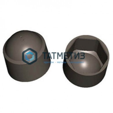 Колпачок для болтов и гаек М 8/ S13, ЧЕРНЫЙ -  магазин крепежа «ТАТМЕТИЗ»