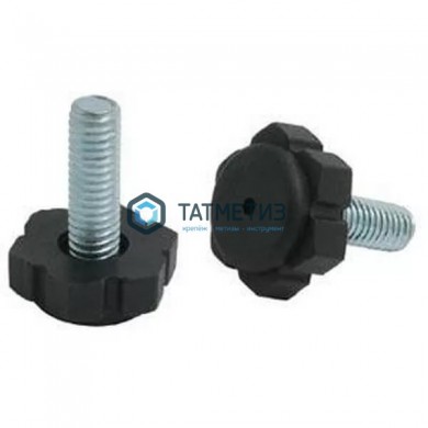 Опора резьбовая регулируемая D25, М6 х 25 мм | «ТАТМЕТИЗ» Опора резьбовая регулируемая D25, М6 х 25 мм - магазин крепежа «ТАТМЕТИЗ»