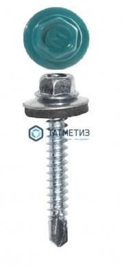 Саморез окраш.кров. 4,8х35 /5021/ DAXMER MS (10х250) | «ТАТМЕТИЗ» Саморез окраш.кров. 4,8х35 /5021/ DAXMER MS (10х250) - магазин крепежа «ТАТМЕТИЗ»