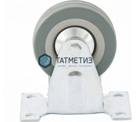 Колесо  неповоротное d-75мм, крепление  платформенное // СИБРТЕХ -  магазин крепежа «ТАТМЕТИЗ»