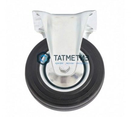 Колесо  неповоротное d-200мм, крепление  платформенное // СИБРТЕХ -  магазин крепежа «ТАТМЕТИЗ»