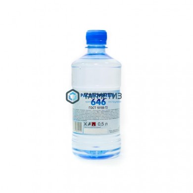 Растворитель 646 ГОСТ ПЭТ 0,5л / 24 ДИНАМИКА -  магазин крепежа «ТАТМЕТИЗ»