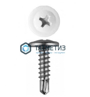 Саморез п/ш сверло 4,2x51 RAL 9003 | «ТАТМЕТИЗ» Саморез п/ш сверло 4,2x51 RAL 9003 - магазин крепежа «ТАТМЕТИЗ»