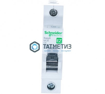 Выключатель автоматический модульный 1п C 6А 4.5кА EASY9 =S= SchE -  магазин крепежа «ТАТМЕТИЗ»