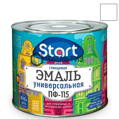 Эмаль ПФ-115 БЕЛАЯ глянцевая 1,8 кг-. /6 СТАРТ | «ТАТМЕТИЗ» Эмаль ПФ-115 БЕЛАЯ глянцевая 1,8 кг-. /6 СТАРТ - магазин крепежа «ТАТМЕТИЗ»