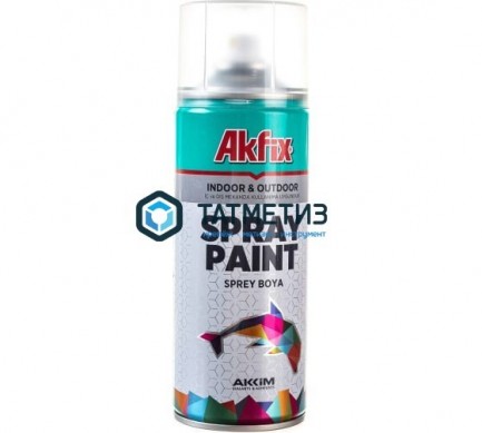 Краска аэроз. СЕРЕБРО  400Ml Gw.300Gr (6) Akfix -  магазин крепежа «ТАТМЕТИЗ»