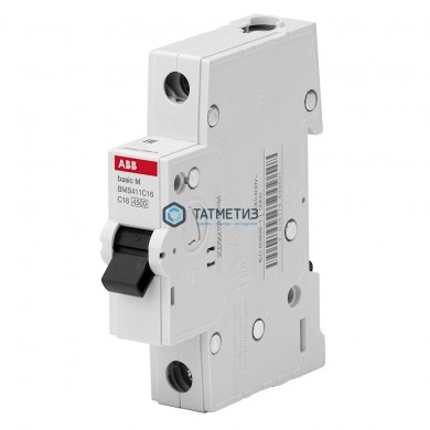Выключатель авт. мод. 1п С 16А 4.5кА Basic M BMS411C16 ABB 2CDS641041R0164 | «ТАТМЕТИЗ» Выключатель авт. мод. 1п С 16А 4.5кА Basic M BMS411C16 ABB 2CDS641041R0164 - магазин крепежа «ТАТМЕТИЗ»