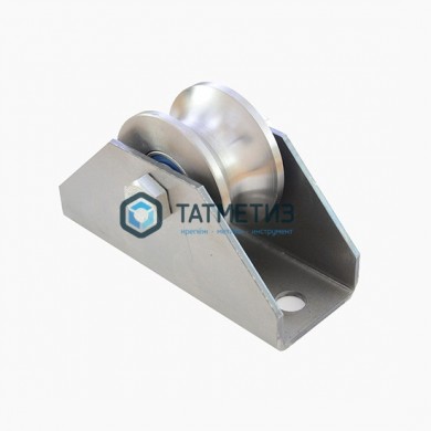 Ролик МЕТАЛ. d.65 под ТРУБУ d. 1" на ПЛАТФОРМЕ | «ТАТМЕТИЗ» Ролик МЕТАЛ. d.65 под ТРУБУ d. 1" на ПЛАТФОРМЕ - магазин крепежа «ТАТМЕТИЗ»