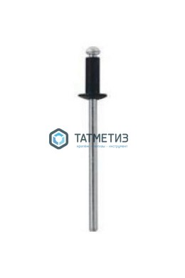 Заклепки ZK ал/ст 4,0x10 RAL 9005 (1000 шт/уп) черный антрацит | «ТАТМЕТИЗ» Заклепки ZK ал/ст 4,0x10 RAL 9005 (1000 шт/уп) черный антрацит - магазин крепежа «ТАТМЕТИЗ»