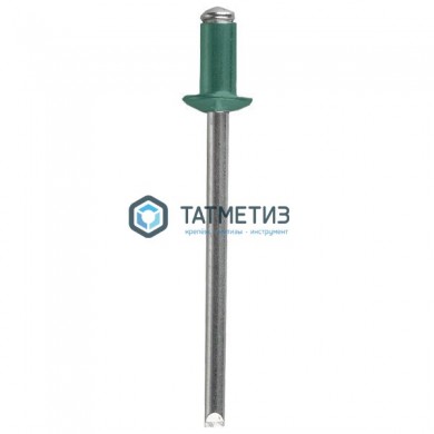 Заклепки ZK ал/ст 4,0x10 RAL 6005 (1000 шт/уп) ТК | «ТАТМЕТИЗ» Заклепки ZK ал/ст 4,0x10 RAL 6005 (1000 шт/уп) ТК - магазин крепежа «ТАТМЕТИЗ»